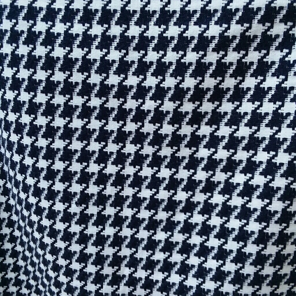 TALBOTS Skirt Size 10 Petite Houndstooth Pattern - Picture 4 of 8